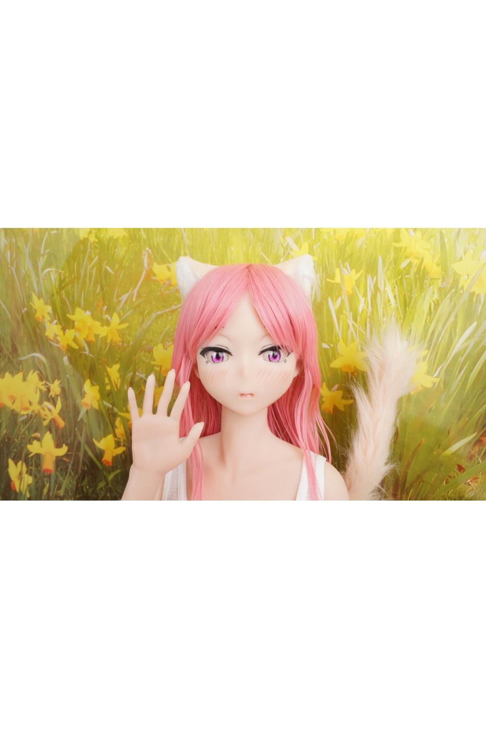 【O初心者応援パック 新品未開封即納品】 DollHouse168 色気美人 #ネコ娘 シリコンヘッド95cm Fカップ しっぽあり