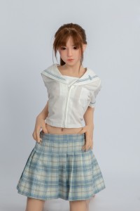【新品】フルシリコン製ラブドール Sanhui Doll 145cm Aカップ Yuki お口開閉機能選択可 SAN 0078