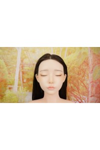【O初心者応援パック 国内検品済 新品未使用即納品】 SHEDOLL #楚玥(Chuyue)軟性シリコンヘッド (瞑り目) 2.0軟質シリコンヘッド「模擬口腔・オーラル機能・顎関節」髪の毛の植毛 163cm Hカップ 超リアルメイク 【フルシリコン製】【オプション多数】