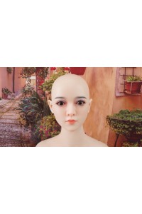 【中古】JY Doll #Xiaotuヘッド161cm Eカップ 眉毛と睫毛の植毛 視点移動 自立加工OP 新骨格 肌色 ナチュラル