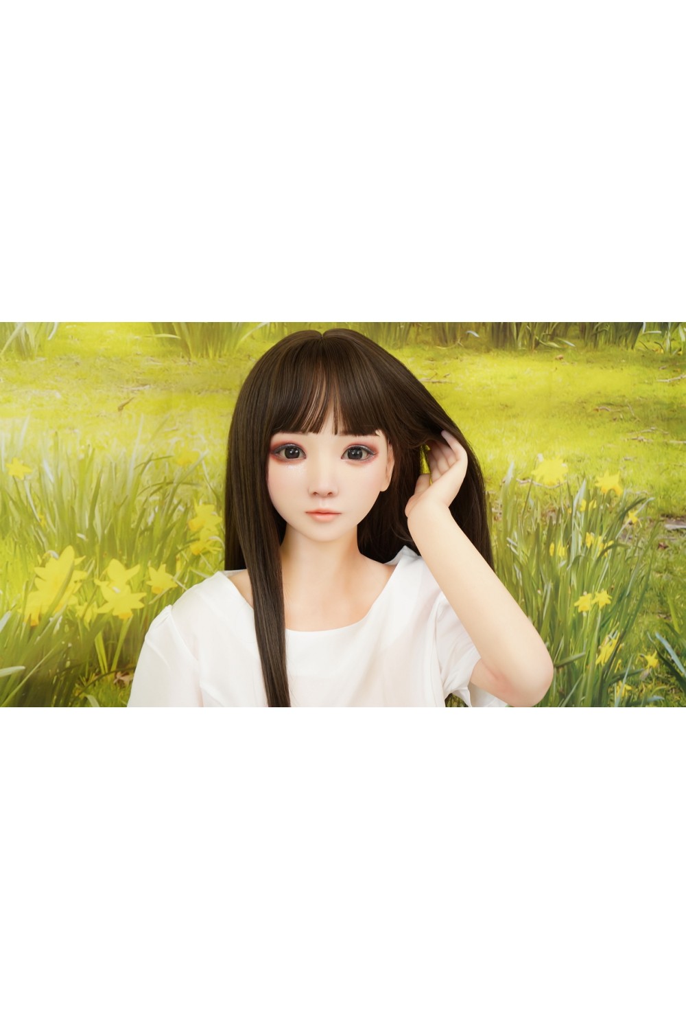 【初心者応援パック 美品】SHEDOLL # 瑶瑶（Yaoyao）硬めシリコンヘッド 148cm Dカップ 衣装付属 職人メイクOP ボディ超リアルメイクOP ゼリー胸 自立加工OP 眉毛と睫毛の植毛 視点移動 EVO新骨格 肌色 ナチュラル
