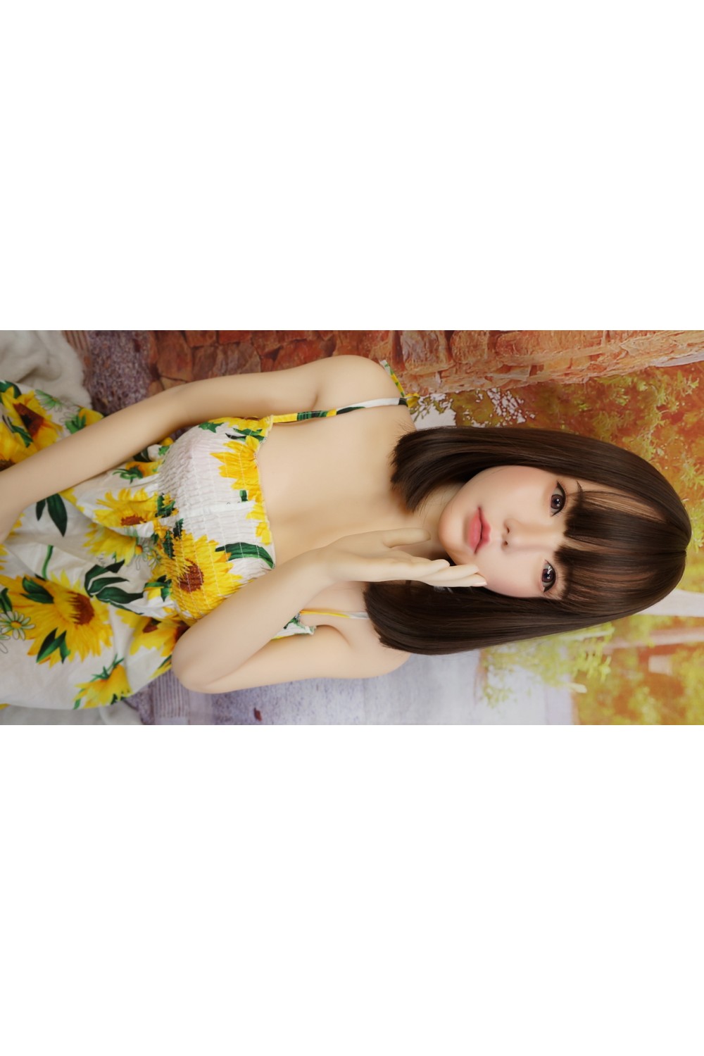 FU DOLL #7ヘッド 148cm Dカップ 軽量化ボディ ゼリー胸 植毛仕様 自立加工 眼球移動 新骨格 肌色 ナチュラル