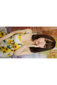FU DOLL #7ヘッド 148cm Dカップ 軽量化ボディ ゼリー胸 植毛仕様 自立加工 眼球移動 新骨格 肌色 ナチュラル