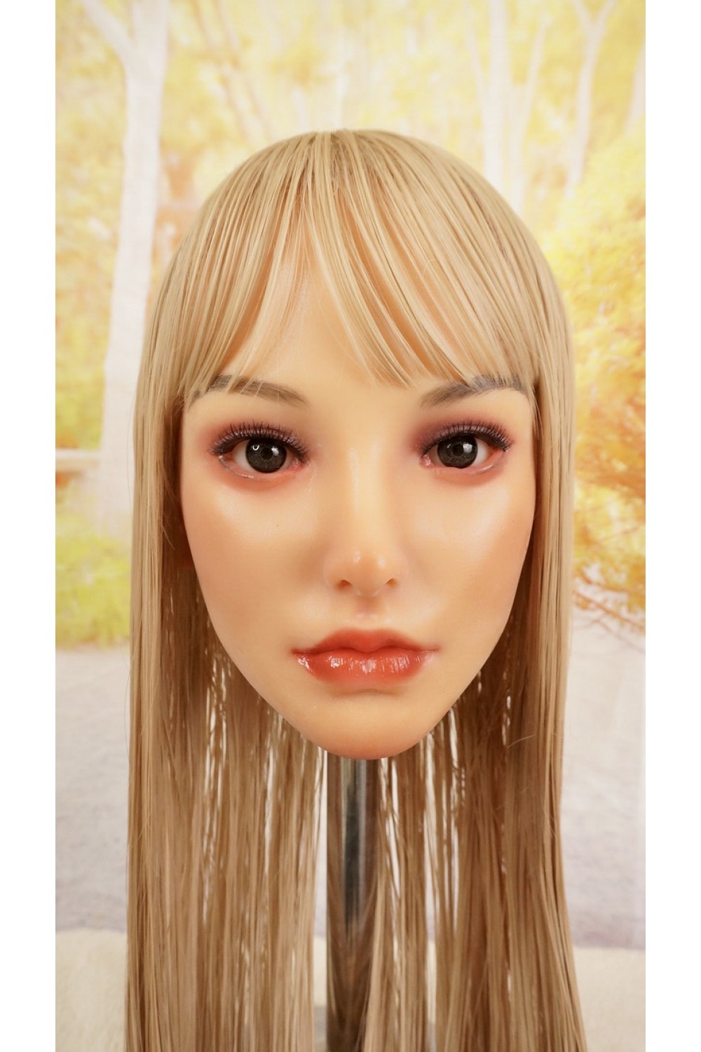 【中古】【O新古超美品 ホール未使用品】Irontech Doll #S15 S＋顔メイク 軟性シリコンヘッド単品 (160〜164cm推奨)