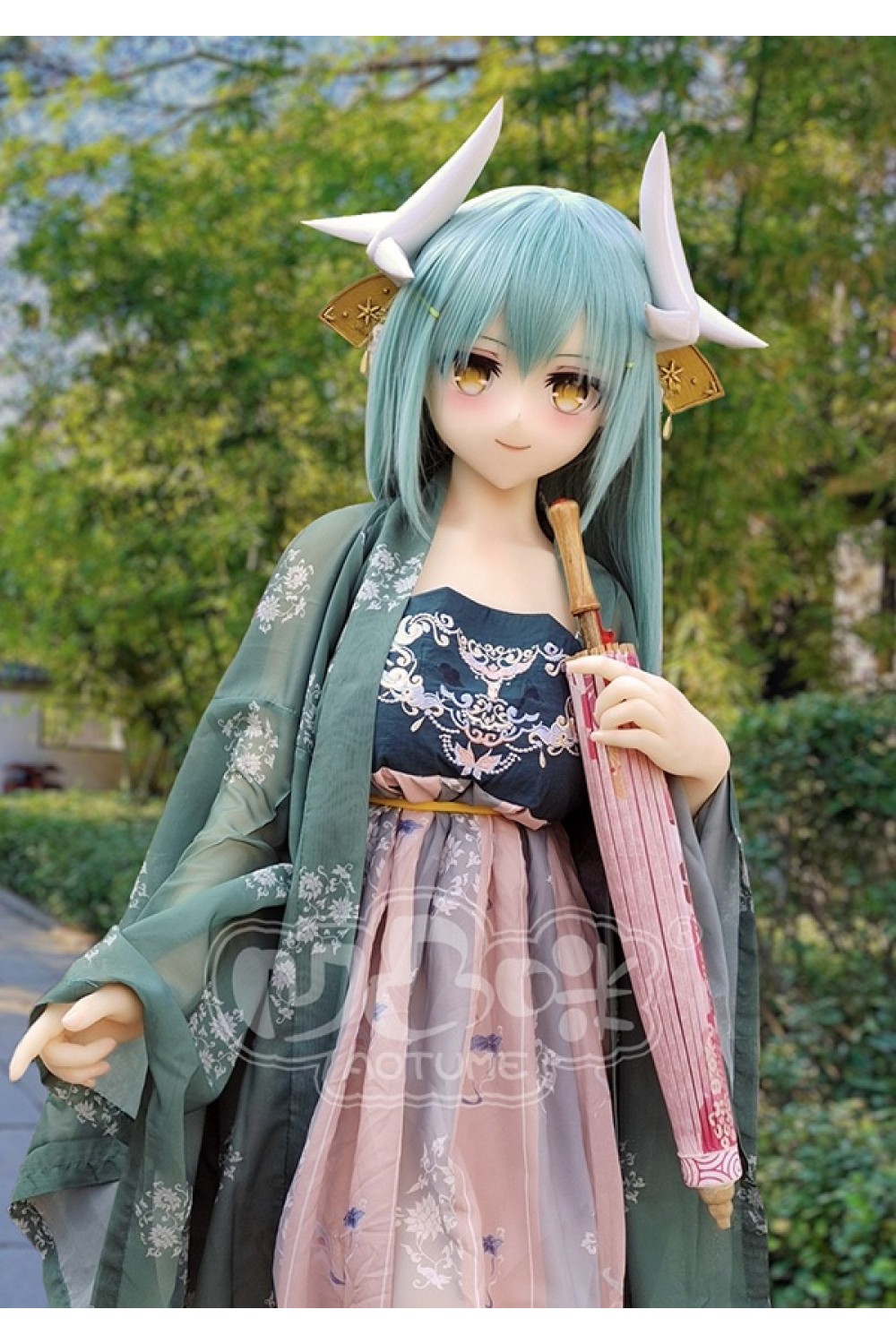 【新品】Aotume Doll アニメドール 145cm Dカップ #106ヘッド清姫コス ヘッド及びボディー材質選択可能 AOT 0061