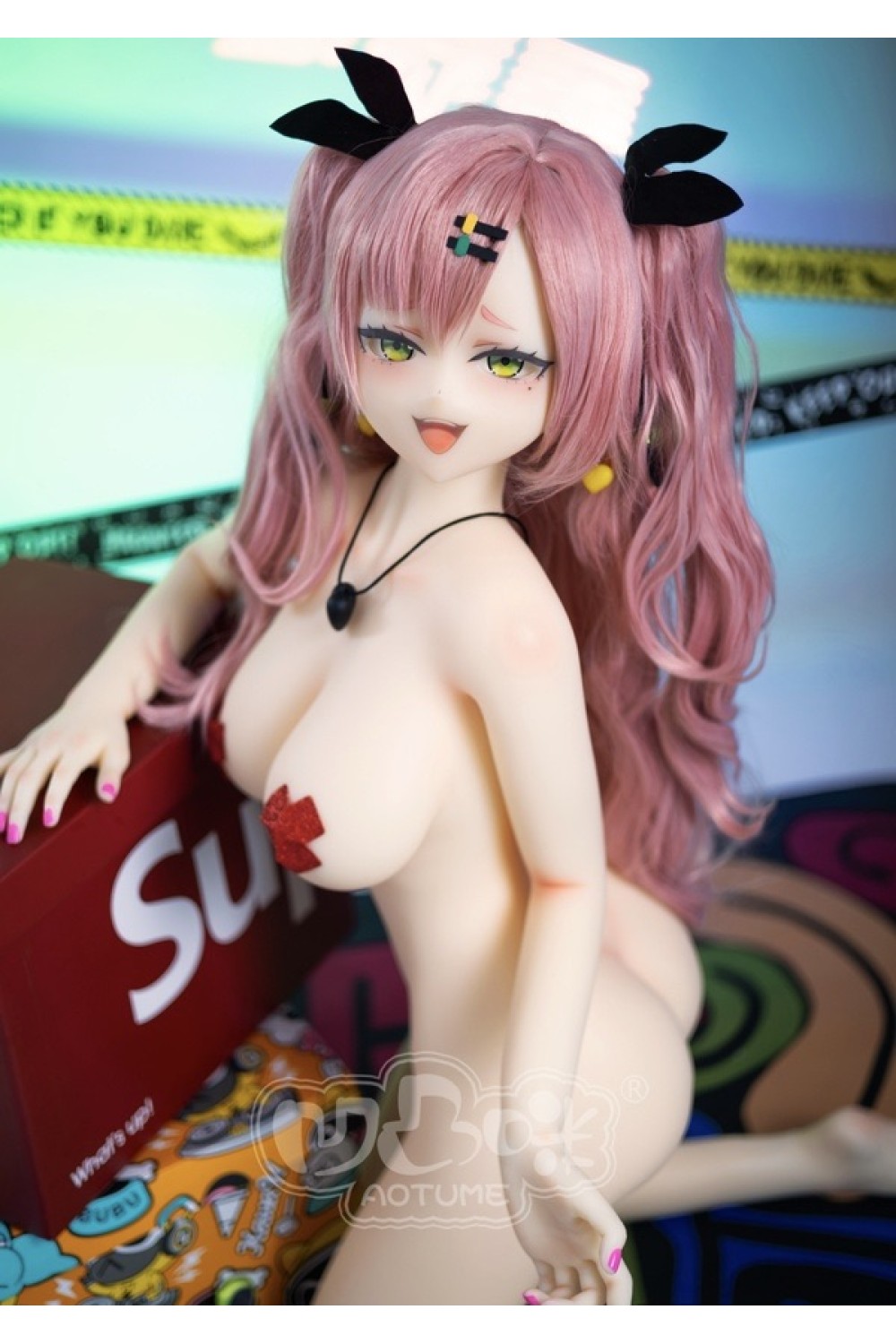 【新品】Aotume Doll ヘッド及びボディー材質選択可能 アニメドール 155cm Fカップ #119ヘッド 妮可（にこ Nico）新発売 掲載画像はフルシリコン製 AOT 0071