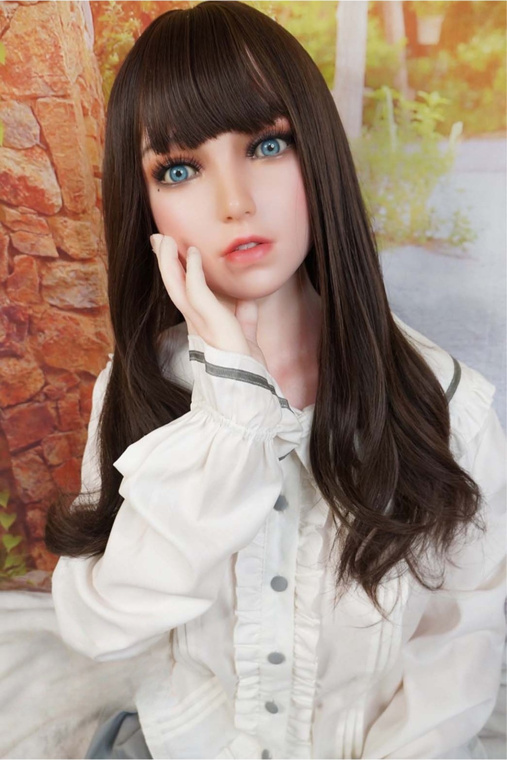 RZR Doll #No.9 Ailinna 148cm Cカップ リアルメイク ゼリー胸 各所植毛仕様 指関節 自立加工 視線移動 肌色 ピンク