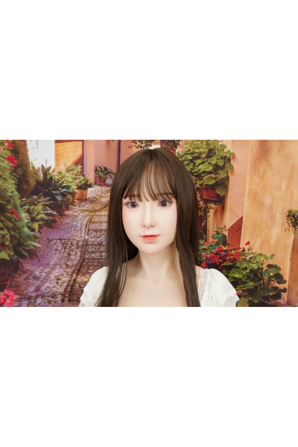 【中古】XY DOLL #E？硬めシリコンヘッド ＋Sanhui Doll 168cm Fカップ 各所柔らか仕上げ 眉毛と下睫毛の植毛 視点移動 肌色 ナチュラル
