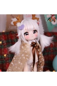 【新品】MOZU DOLL 85cm バスト大 鹿ちゃん ソフトビニール製頭部 TPE製ボディ 肌色＆眼球色＆メイク＆ウィッグ＆衣装は宣材写真と同じ 6kg MOZU 0015