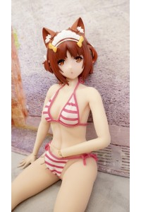 【中古】【初心者応援パック 中古超美品】Otaku Doll #猫娘 紅豆 ソフトビニール製ヘッド 65cm