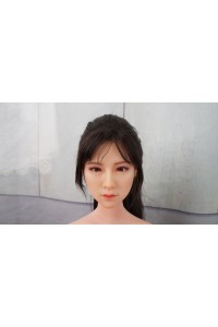 【O初心者応援パック 新古超美品ホール未使用品】JXDOLL #小咪ヘッド75cm 中胸 mini フィギュア フルシリコン製