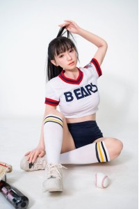 【新品】TOPSINO 153cm Bカップ T30ヘッド Miling 宣伝画像RRS+メイ ク シリコン製 ラブドール 等身大ドール TOP 0045