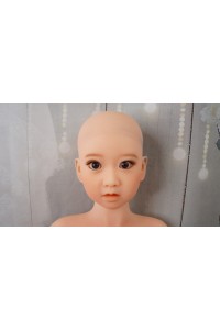 【O初心者応援パック 中古美品ホール未使用品】catdoll #Momokoヘッド 男の子 (TPE製) 115cm 超リアルメイク