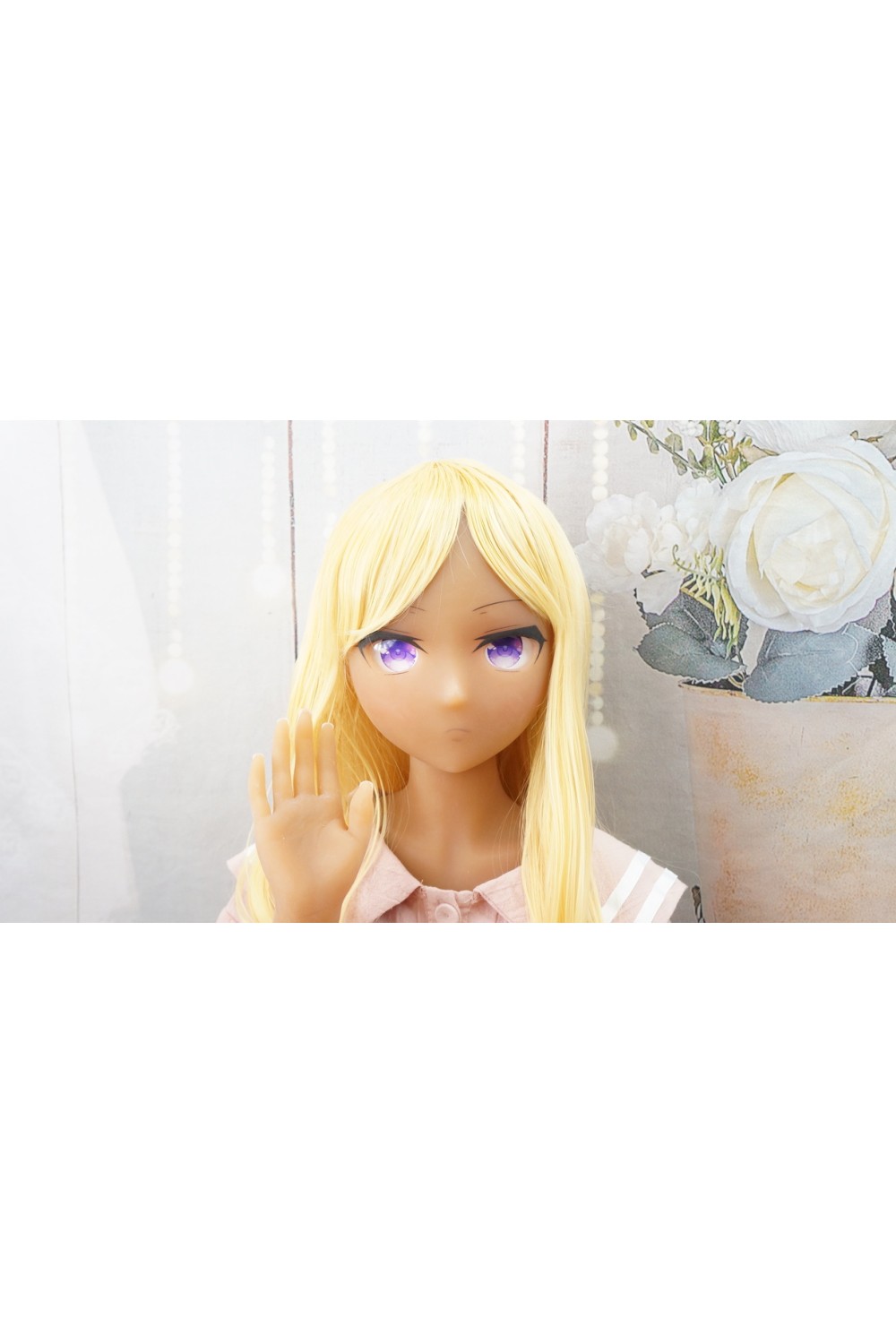 【中古】凹凸咪 aotume #49ヘッド135cm AAカップ 細身タイプ 新骨格 肌色 褐色