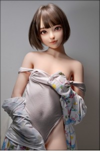 【新品】My Loli Waifu 略称MLW ロリ系ラブドール 138cm AAカップALI 阿离ヘッド TPE材質ボディ+シリコンヘッド メイク選択可能 MLW 0012
