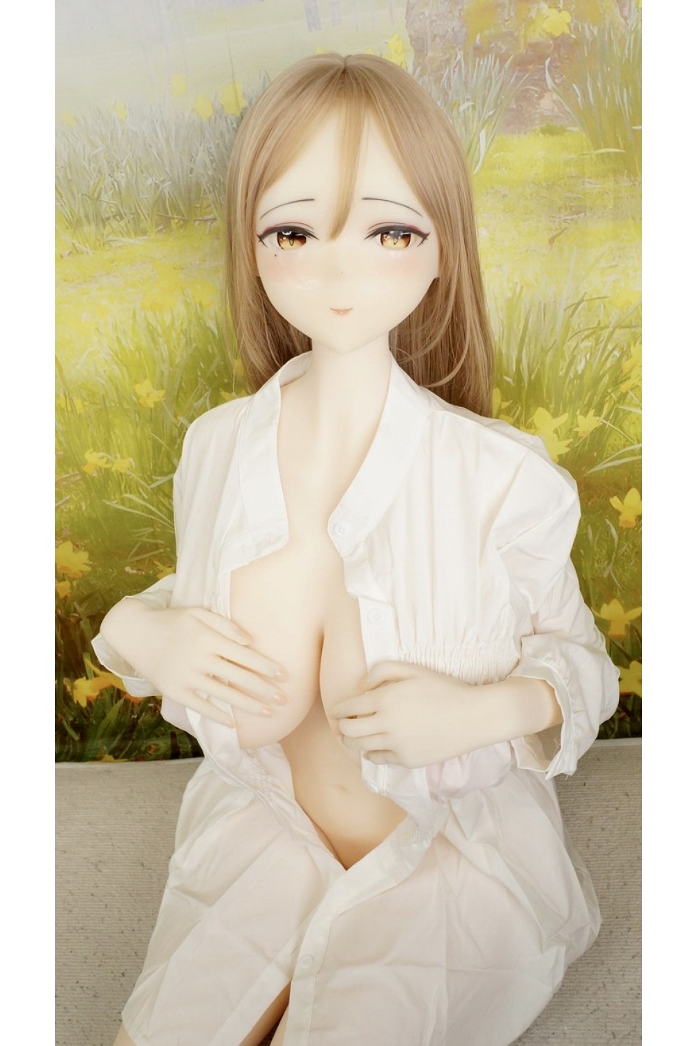 【中古】【O初心者応援パック 新古未使用品】Aotume Doll #131シリコンヘッド 160cm Kカップ 指関節OP