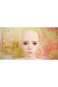 【中古】【初心者応援パック 新古超美品】蛍火日記 #琉璃（liuli）硬めシリコンヘッド（口開閉機能あり、オーラル可能、眉毛と睫毛植毛付き）159cm Eカップ フルシリコン製 【スーパーソフト版】【オプション多数】