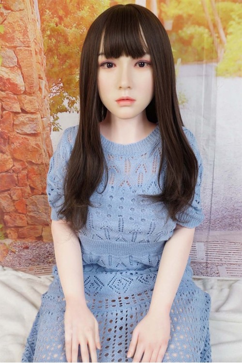 WMDOLL#10(?)シリコンヘッド ＋フルシリコンドール 161cm Fカップ ゼリー胸 眉毛,睫毛植毛 リアルメイク 指関節あり 自立加工 視線移動 肌色 ナチュラル