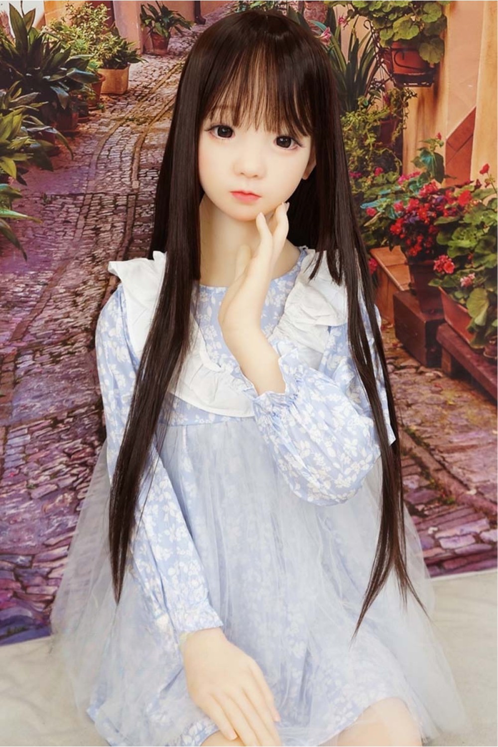 【初心者応援パック 超美品】WAXDOLL #R3軟性シリコンヘッド ＋TYOFYE 142cm AAカップ 衣装付属 視点移動 新骨格 肌色 ナチュラル