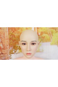 WMDOLL#10(?)シリコンヘッド ＋フルシリコンドール 161cm Fカップ ゼリー胸 眉毛,睫毛植毛 リアルメイク 指関節あり 自立加工 視線移動 肌色 ナチュラル