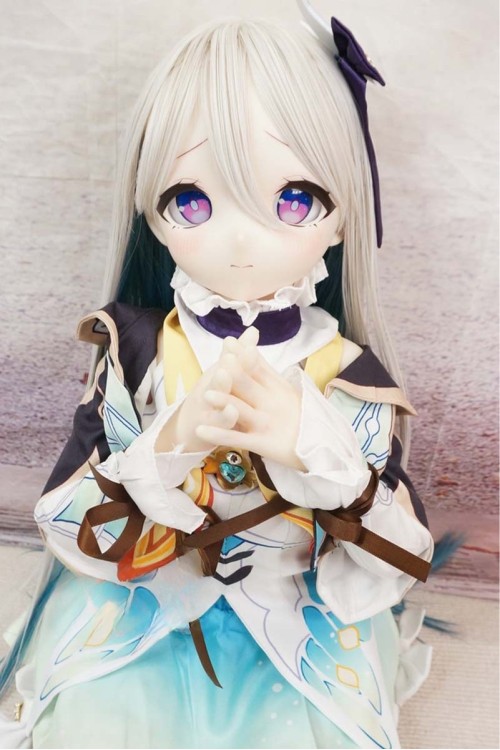 【中古】【O初心者応援パック 新古超美品ホール未使用品】MOZU Doll #萤儿（Firefly）ちゃん ソフトビニール製ヘッド85cm バスト大 【専用ドールスタンド&収納箱付属】