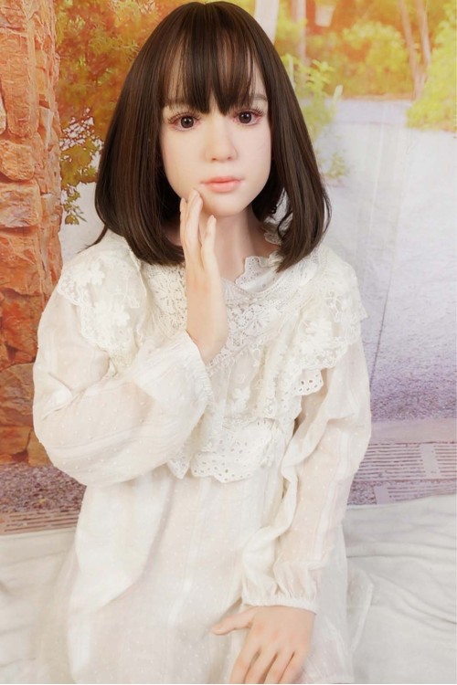 WAX DOLL #G50 142cm 貧乳 各所柔らか仕上げ リアルメイク 各所植毛OP 自立加工OP 視線移動 新骨格 肌色 ナチュラル