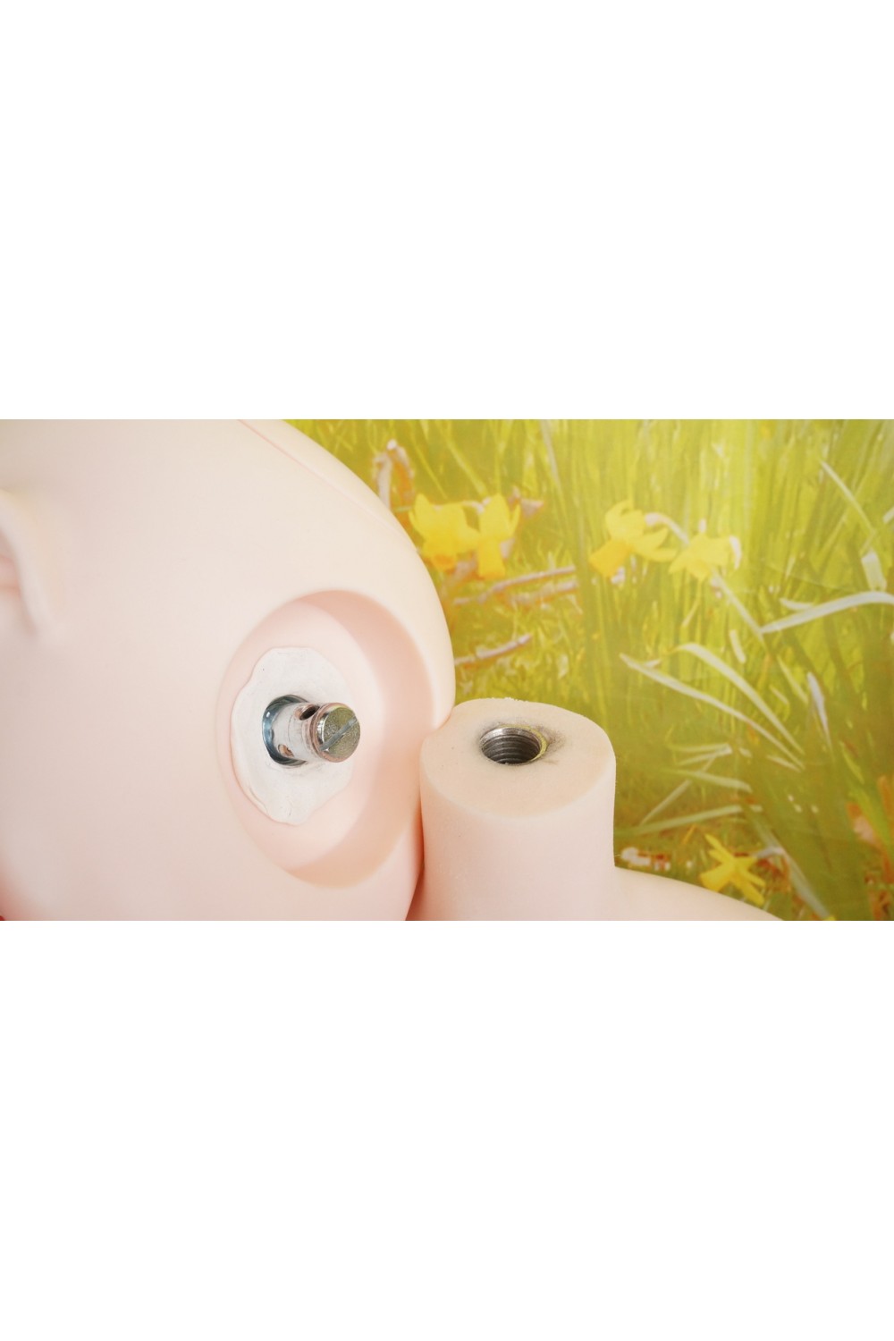【初心者応援パック 新古超美品】MOZU DOLL # 黄豆狐 ソフトビニール製 ヘッド115cm Aカップ