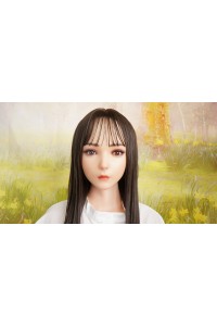 【初心者応援パック 新古美品】RZR Doll（人造人） #14小十四ちゃん 硬めシリコンヘッド160cm Eカップ 衣装付属 ゼリー胸 視点移動 指関節 陰毛の植毛 新骨格 肌色 ナチュラル
