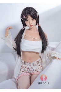 【新品】SHEDOLL 148cm Dカップ 洛伊（Luoyi）2.0 軟性シリコンヘッド ラブドール メイク ボディー材質など選択可能 カスタマイズ可能 掲載画像はフルシリコン製 SHE 0073