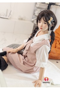【新品】SHEDOLL 148cm Dカップ 双子 北栀（BeiZhi) 硬めシリコンヘッド 1.0 ラブドール メイク ボディー材質など選択可能 カスタマイズ可能 掲載画像はフルシリコン製 SHE 0044
