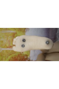 【美品】Qita Doll 116cm 下半身トルソー「楽」モデル 陰毛植毛OP 自立加工OP 新骨格 肌色 ホワイト