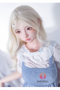 【新品】SHEDOLL 148cm Dカップ 洛伊（Luoyi）2.0 メイク③ラブドール 金髪妖精 ボディー材質など選択可能 カスタマイズ可能 掲載画像はフルシリコン製 SHE 0074
