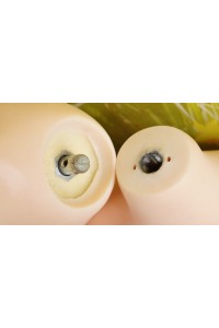【中古】【O初心者応援パック 新古超美品ホール未使用品】WAXDOLL #GB05-1 硬めシリコンヘッド121cm バスト平 新型