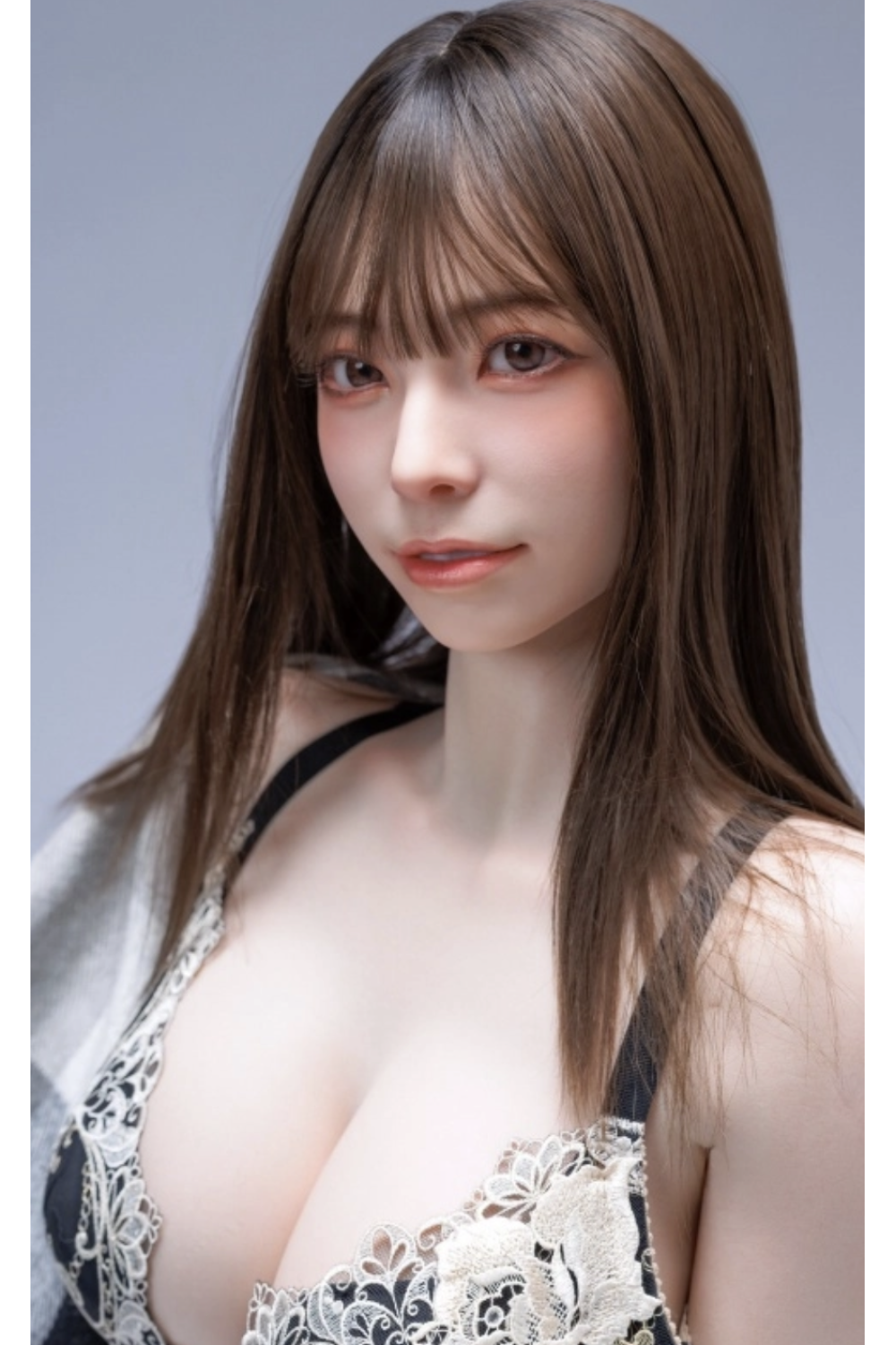 【O初心者応援パック 国内検品済 新品未使用即納品】 索姬Zucki（ズッキ）#上原亜衣シリコンヘッド 髪の毛の植毛155cm Eカップ 上原亜衣 AV連携·監修ラブドール リアル皮膚メイク付き 女優型取り1:1再現リアルラブドール 和装美人 各所柔らか仕上げ付き【軽量版】