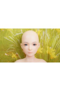 【中古】【初心者応援パック 中古超美品】WAXDOLL #GF05硬めシリコンヘッド 85cm バスト平【フルシリコン製】