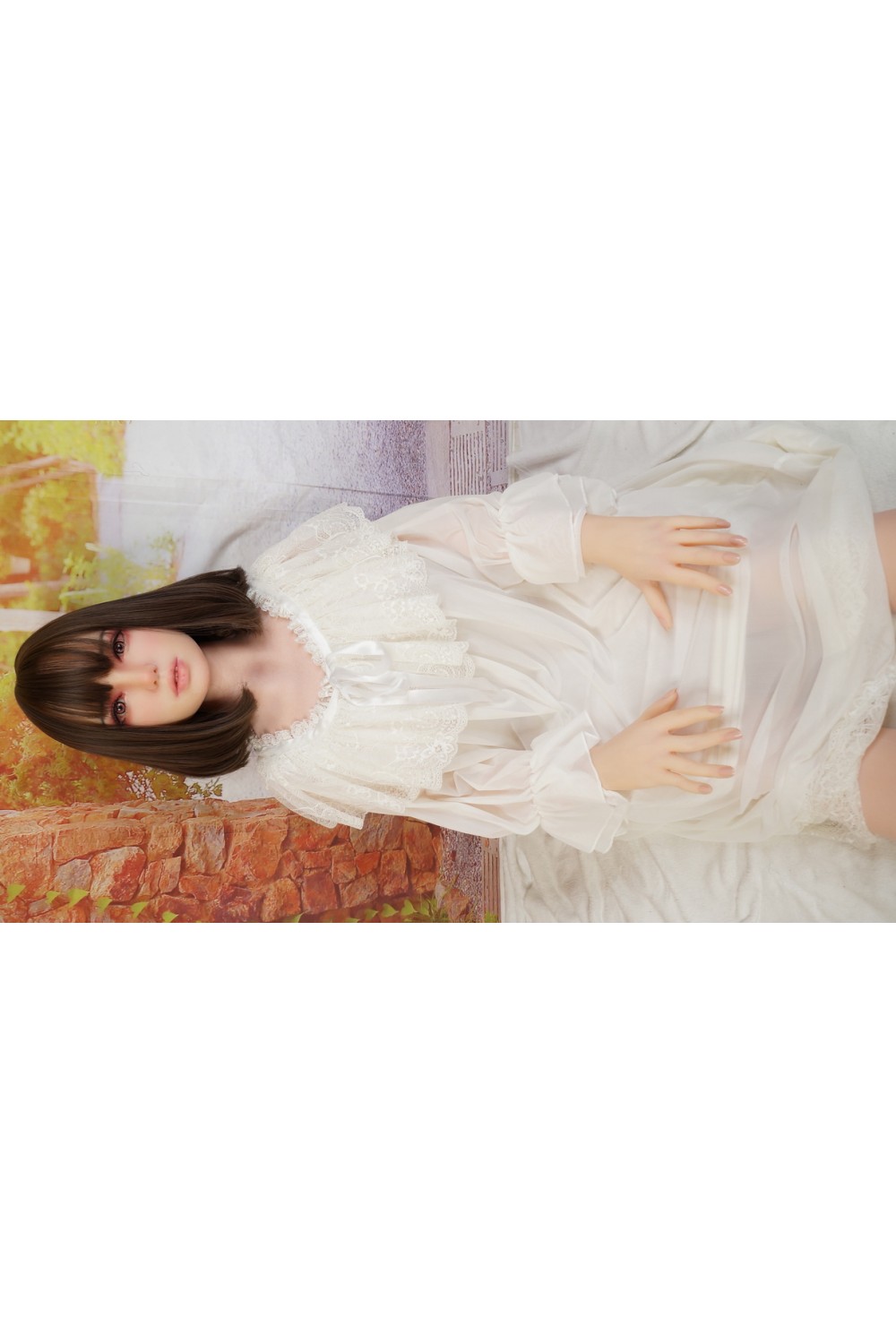 Sino Doll #S30 162cm Fカップ 各所柔らか仕上げ ヘッド蝋人形メイクOP ボディ超リアルメイクOP 眉毛、下まつげ植毛OP 自立加工OP 新骨格 肌色 ナチュラル