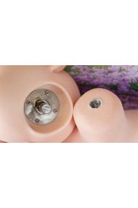 【O初心者応援パック 新品未使用ホール未使用品】アート技研(Art-doll) #A6佳奈-オーラル可能(舌付き)+顎関節あり 148cm DカップM16ジョイント汎用版