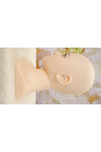 【新品未使用品】【マスターピース】世界に一つだけ MZR Doll #オーダーメイド頭部 眉毛と睫毛の植毛 視点移動 シリコンヘッド単品