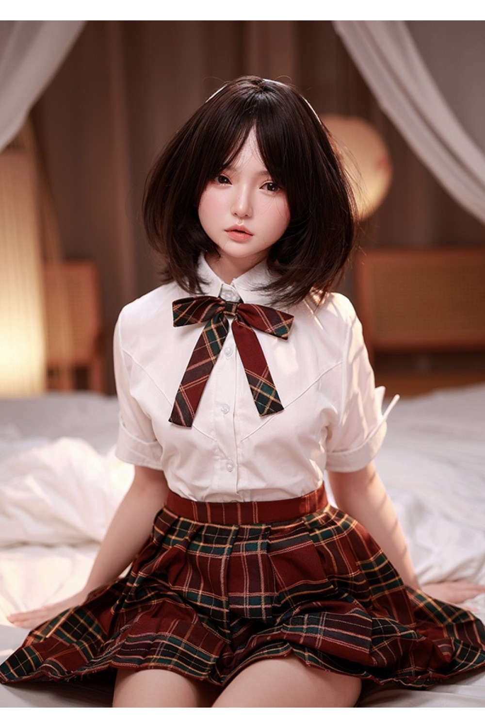 【新品】FUDOLL #J027曼一（口開閉機能+リアル口腔付き） (フルシリコン製) 最新作 超リアルメイク込 146cm AA+カップ FUD 0050