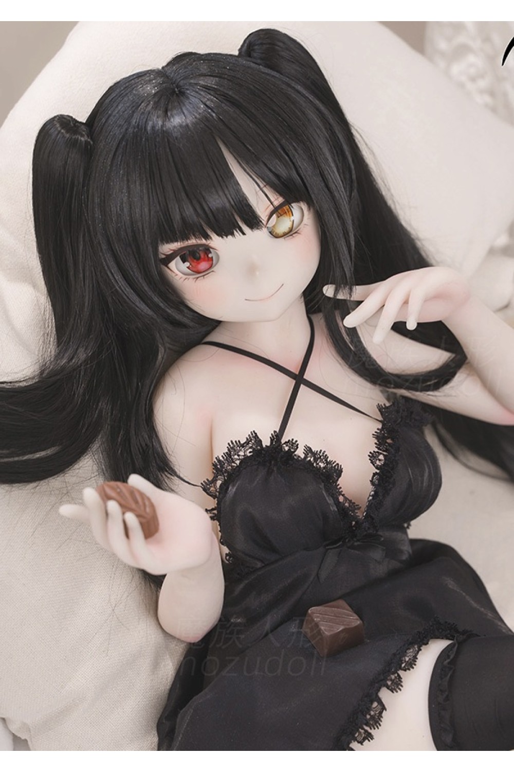 【新品】MOZU Doll 85cm 夢姫ちゃん 6kg ソフトビニール製頭部 TPE製ボディ 肌色＆眼球色＆メイク＆ウィッグ＆衣装は宣材写真と同じ 小型で軽量化で収納しやい 使いやすい MOZU 0027