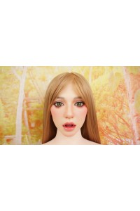 【O初心者応援パック 国内検品済 新品未使用即納品】 Erovenus #Lydia ROSシリコンヘッド 髪の毛植毛タイプ LN-T-046ボディ 110cm スーパーソフトヴァギナ スーパーソフトお尻【Maxシリーズ】