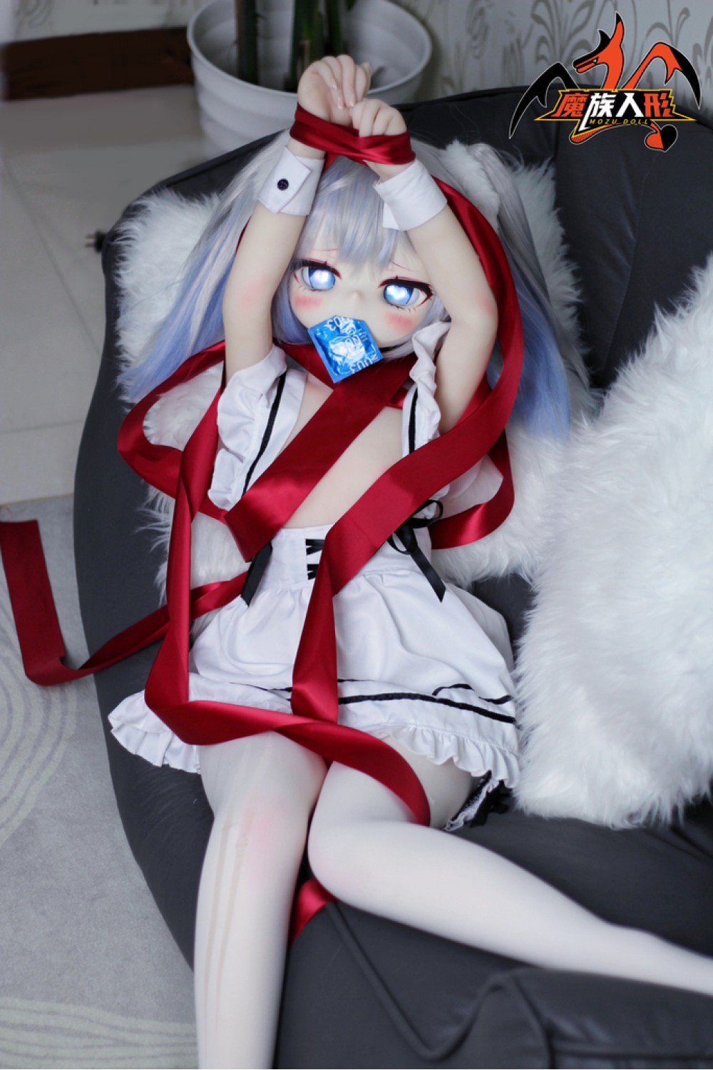【新品】【新作 ヘッド二つ付き！ボディ二種類選択可能】MOZU DOLL 130cm 未来ちゃん シリコン製頭部 TPE製ボディ 肌色＆眼球色＆メイク＆ウィッグ＆衣装は宣材写真と同じ MOZU 0003