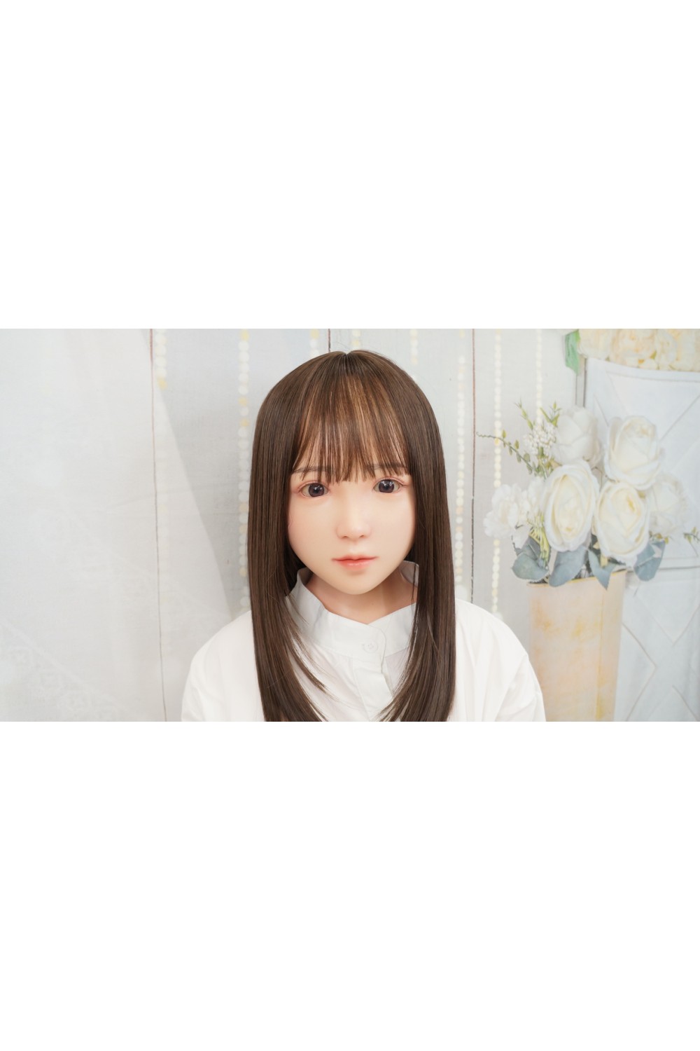 【初心者応援パック 美品】Bezlya Doll #F硬質シリコンヘッド ＋シリコンドール 156㎝ Gカップ 衣装付属 眉毛と睫毛の植毛 指関節 視点移動 新骨格 肌色 ナチュラル