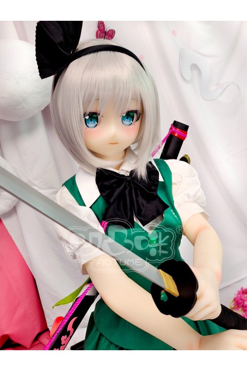 【新品】Aotume Doll アニメドール 145cm Bカップ #102ヘッド 妖夢コス ヘッド及びボディー材質選択可能 AOT 0055