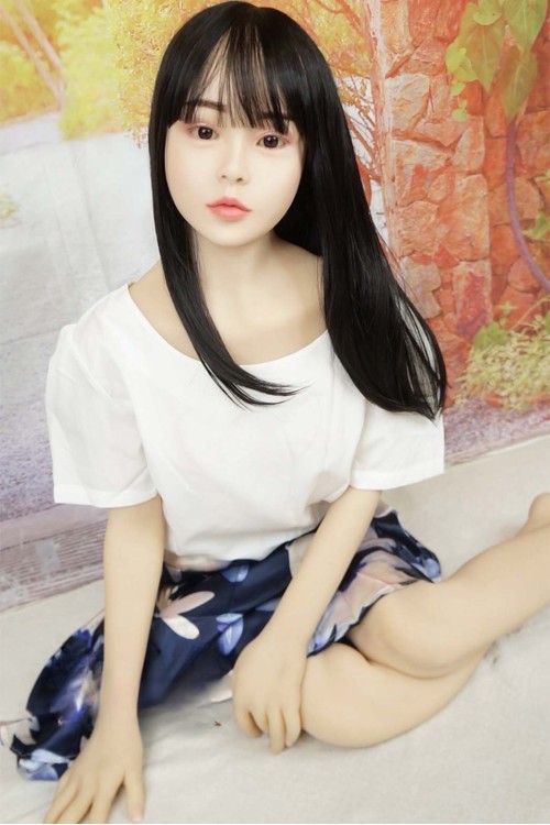 【初心者応援パック 美品】XYDOLL #1硬質シリコンヘッド138cm AAカップ貧乳 衣装付属 自立加工OP 睫毛や眉毛の植毛 視点移動 EVO新骨格 肌色 ナチュラル