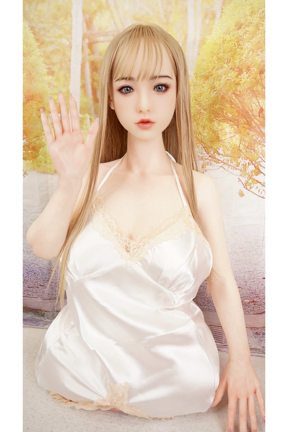 【中古】【初心者応援パック 新古超美品】 Real Girl（D工場製）#D9軟質シリコンヘッド 職人メイク 口開閉機能付き+MDDOLL Arcana 半身ラブドール 85cm Jカップ ボディのリアルメイク 超柔らかいゼリー胸 【トルソーシリーズ】【フルシリコン製】【オプション多数】