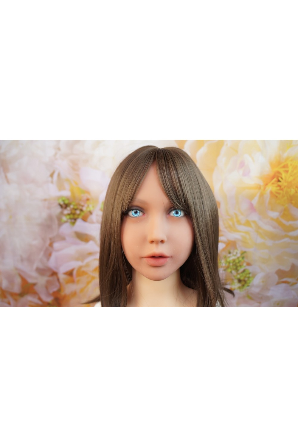 WMDOLL #233 TPEヘッド単品 M16ジョイントボルト 肌色 ダークブラウン