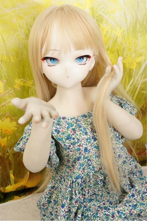 【中古】【中古美品】MOZU DOLL#薄荷ちゃんソフトビニール製ヘッド115cm バスト大