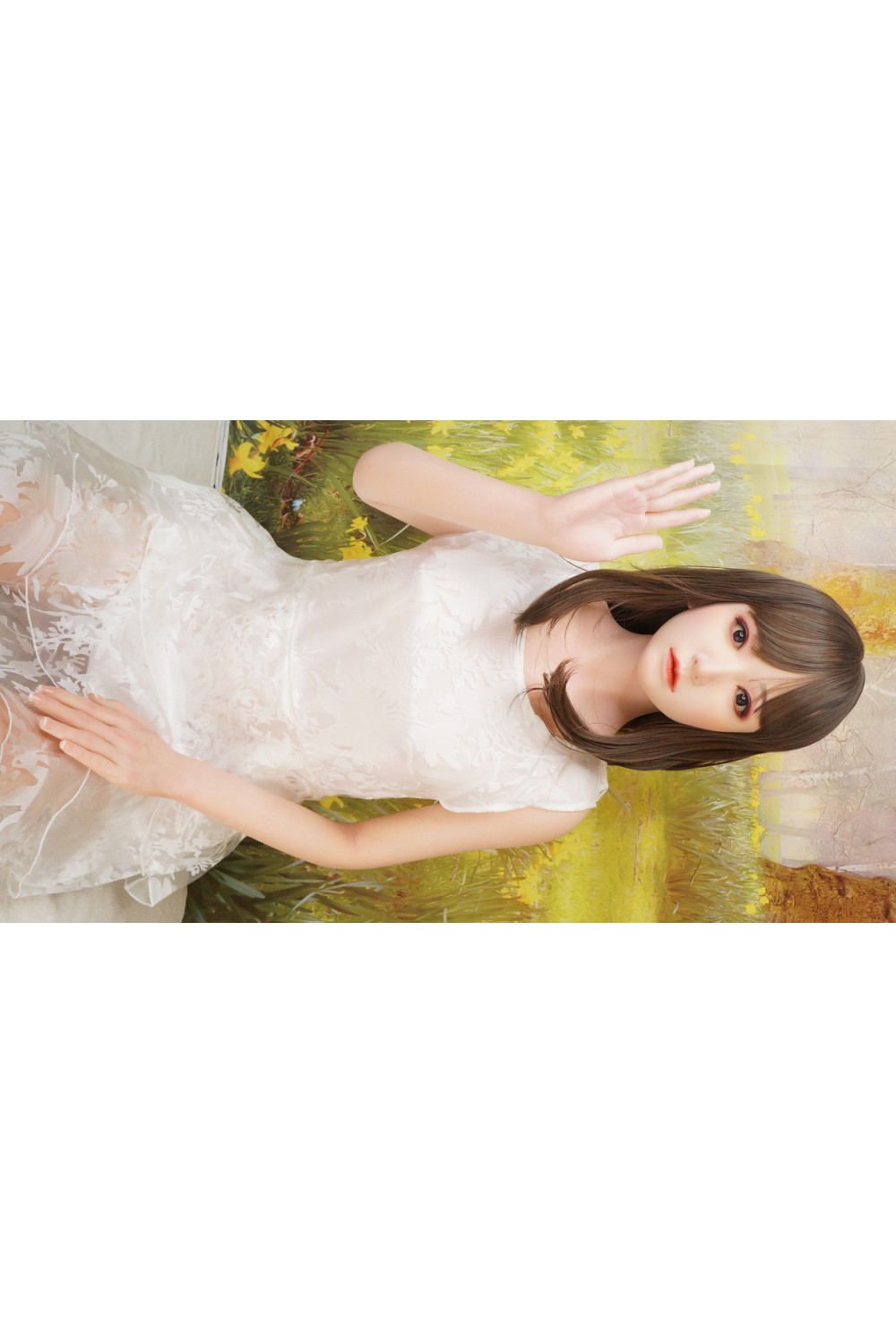 【初心者応援パック 新古超美品】Bezlya Doll(略称BZLドール) フルシリコン製 #Gヘッド 硬質シリコンヘッド 160cm Bカップ 衣装付属 ボディのリアルメイク ゼリー胸 眉毛と睫毛の植毛 視点移動 指関節 EVO新骨格 肌色 ナチュラル