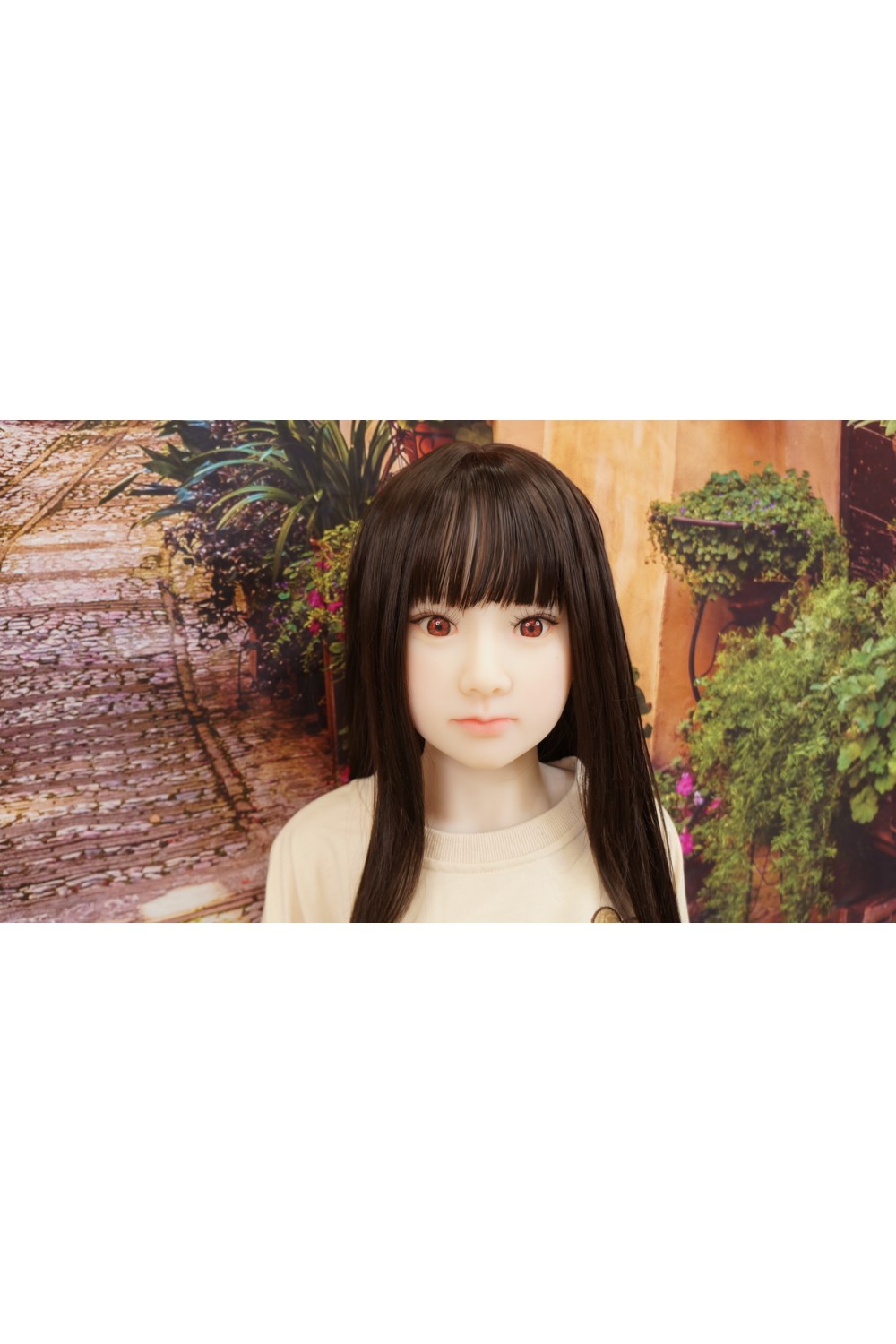 【中古】Momodoll #002 蕾ヘッド 138cm Aカップ 固定式舌OP 自立加工OP EVO骨格 肌色 自然